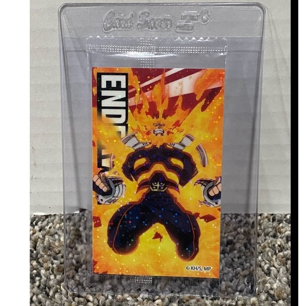 My Hero Academia Endeavor Trading Card Unisex Holo Orange OS Excellent